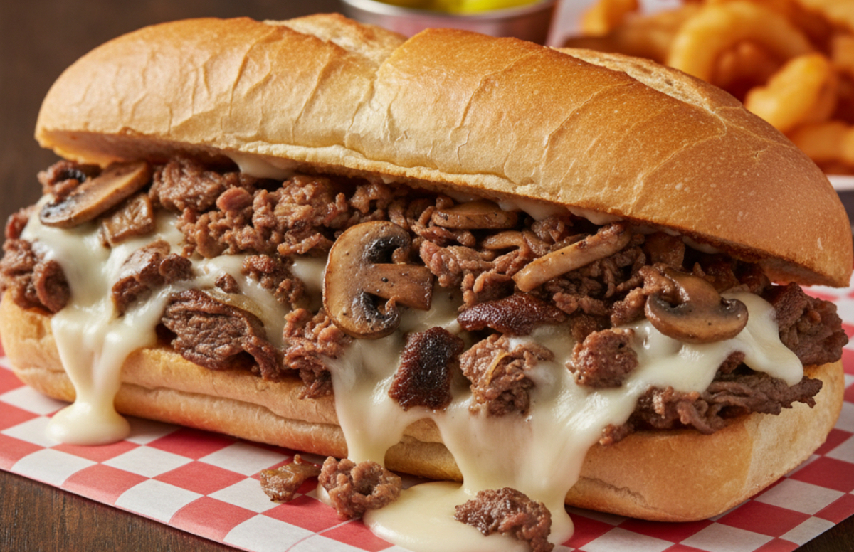 Mushroom Philly Steak