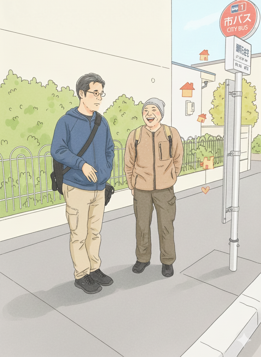 介護士と高齢者