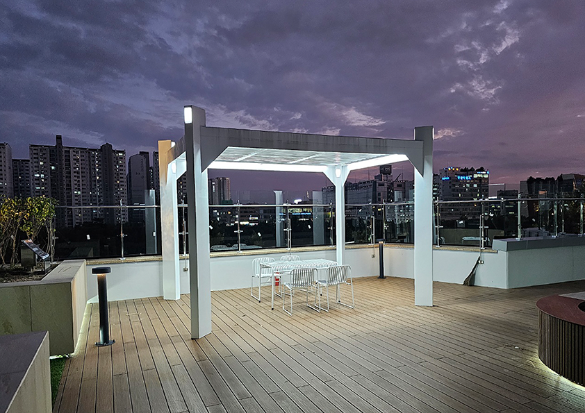 파고라 테이블 세트