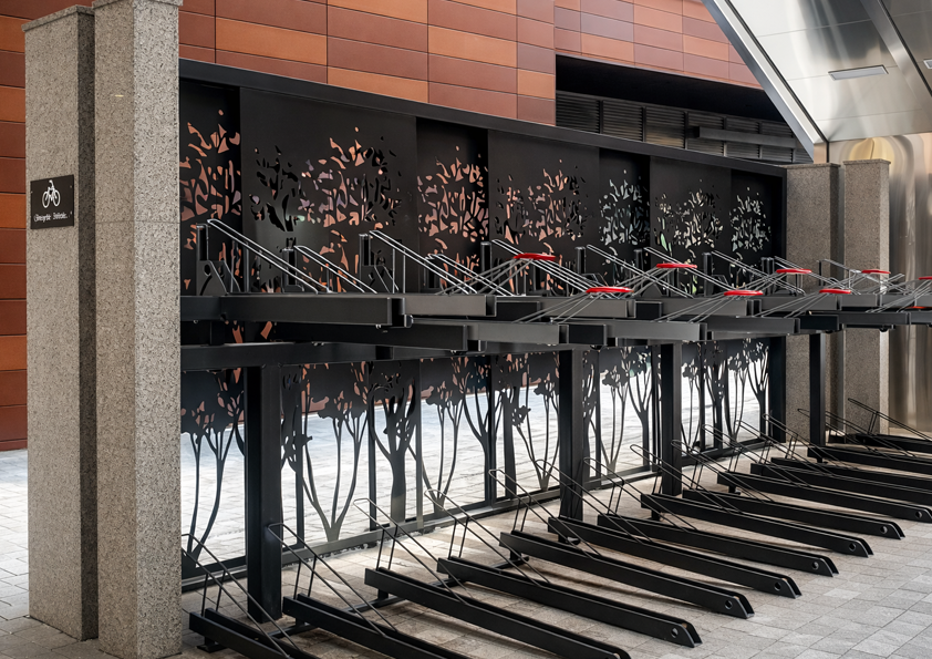 2단 자전거 보관대