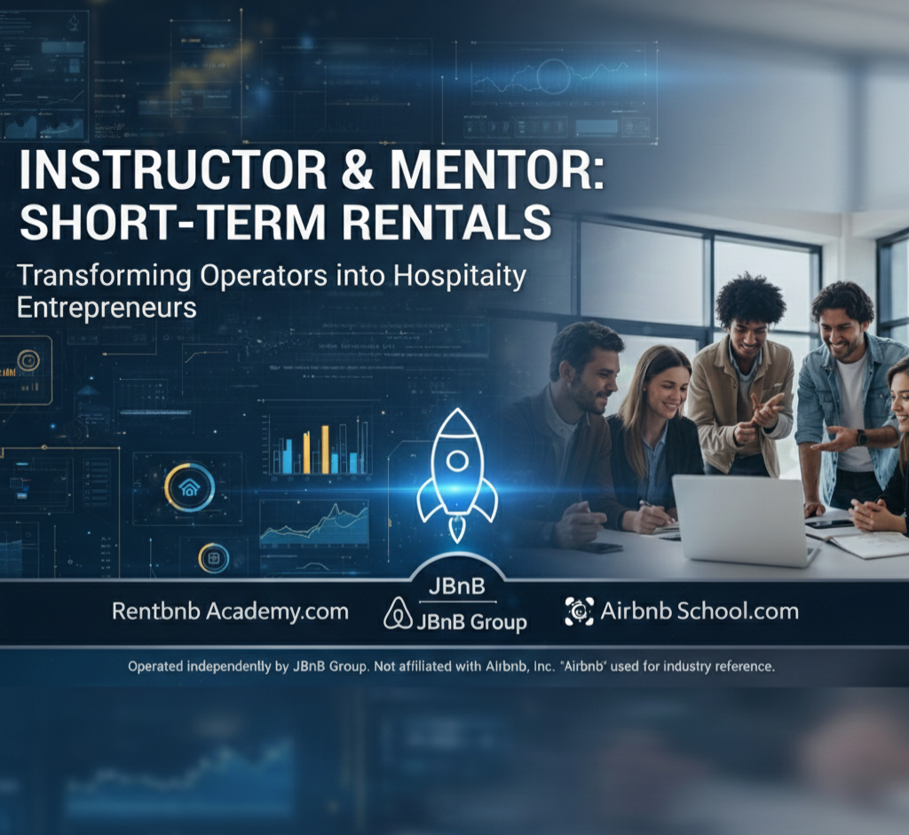 Instructor & Mentor: Short-Term Rentals & Airbnb Management