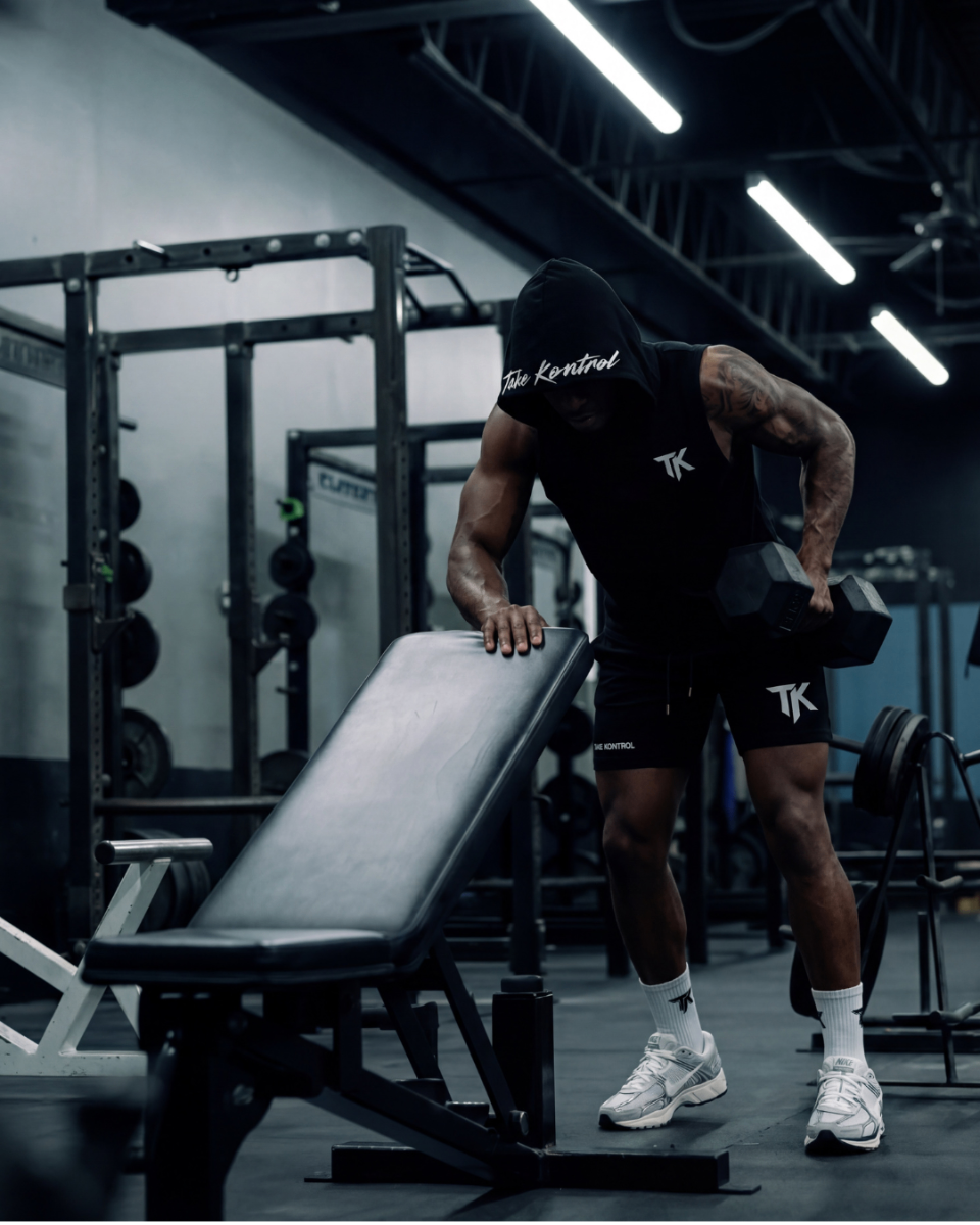 Relentless Sleeveless Hoodie — Black