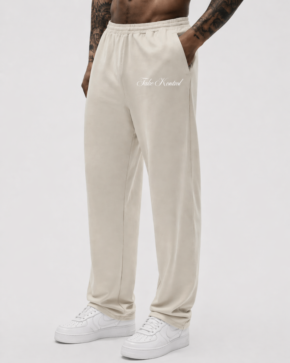 Flow State Set — Cream Jogger Detail