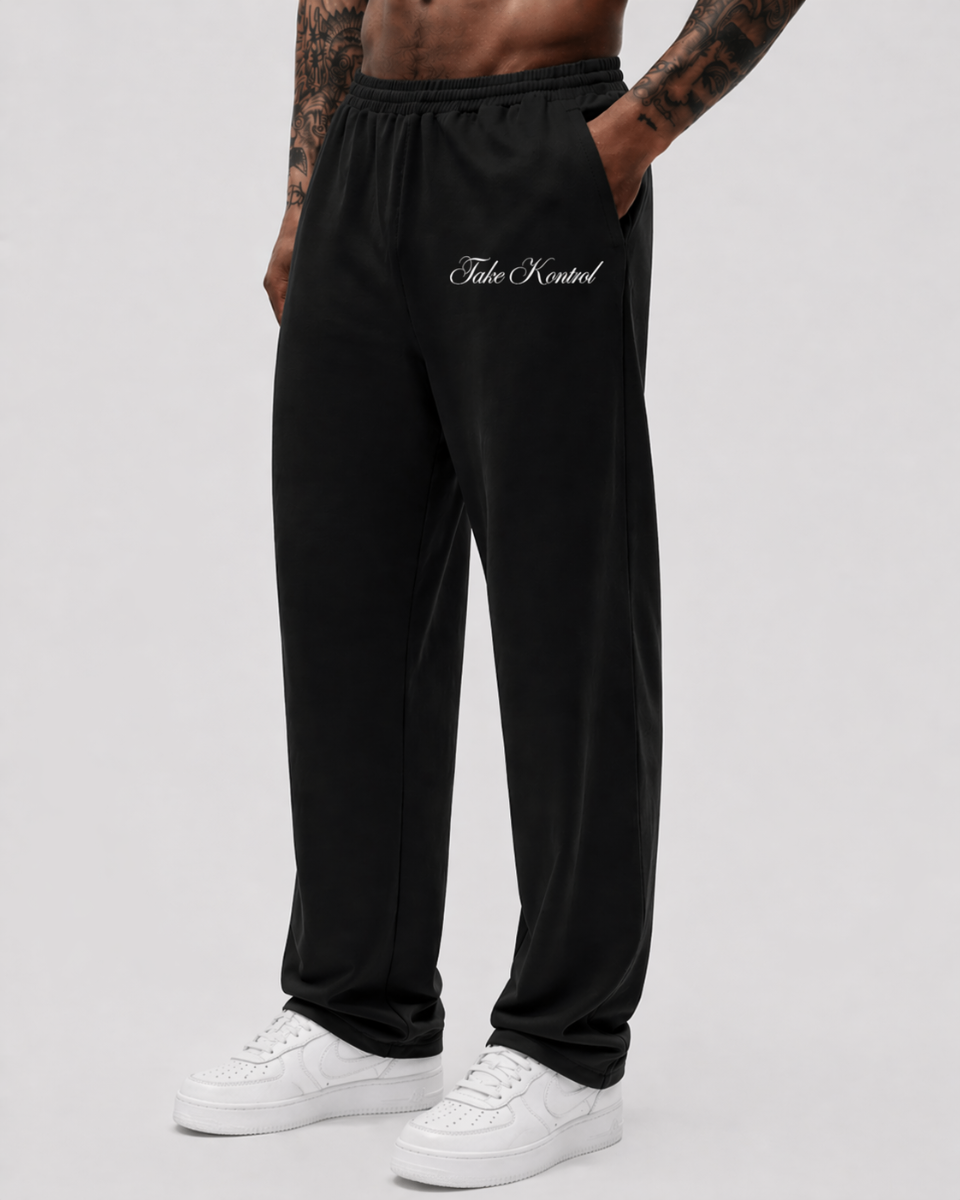 Flow State Set — Black Jogger Detail