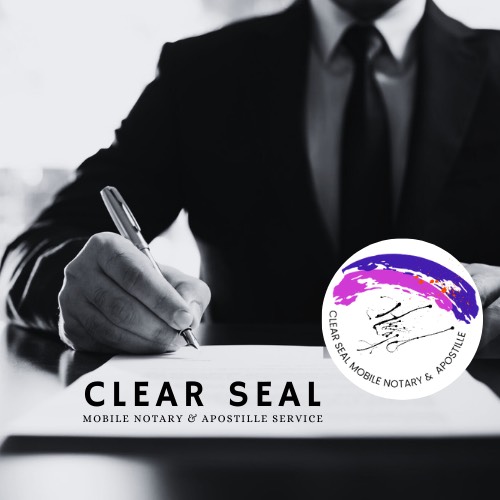 Mobile notary signing legal documents in Atlanta