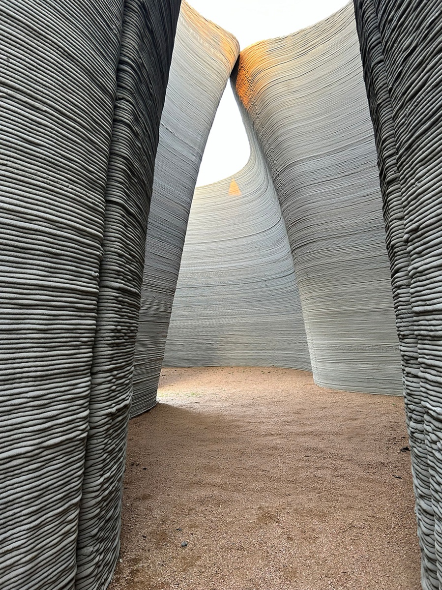 Conceptual structure testing the limits of 3D printing