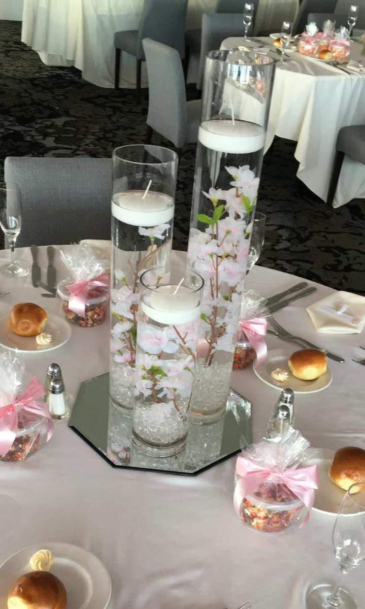 Romance with Pink Cherry Blossoms