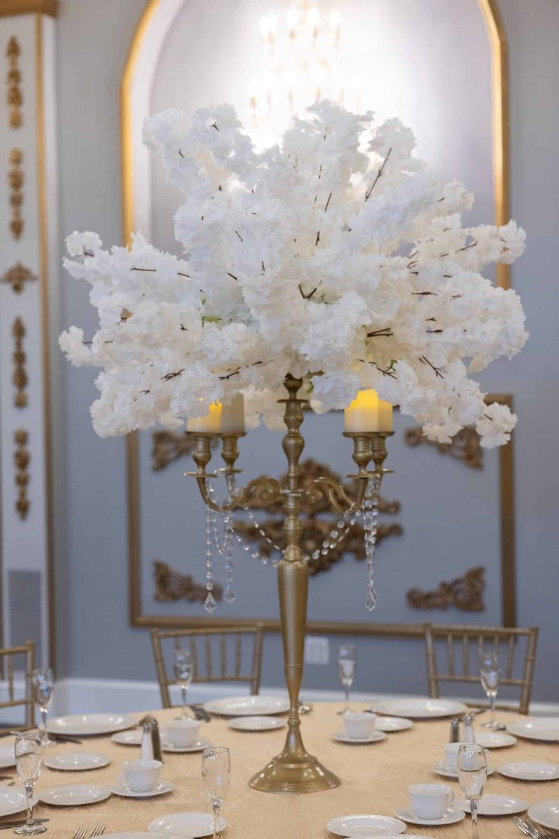 Timeless on Gold Candelabra