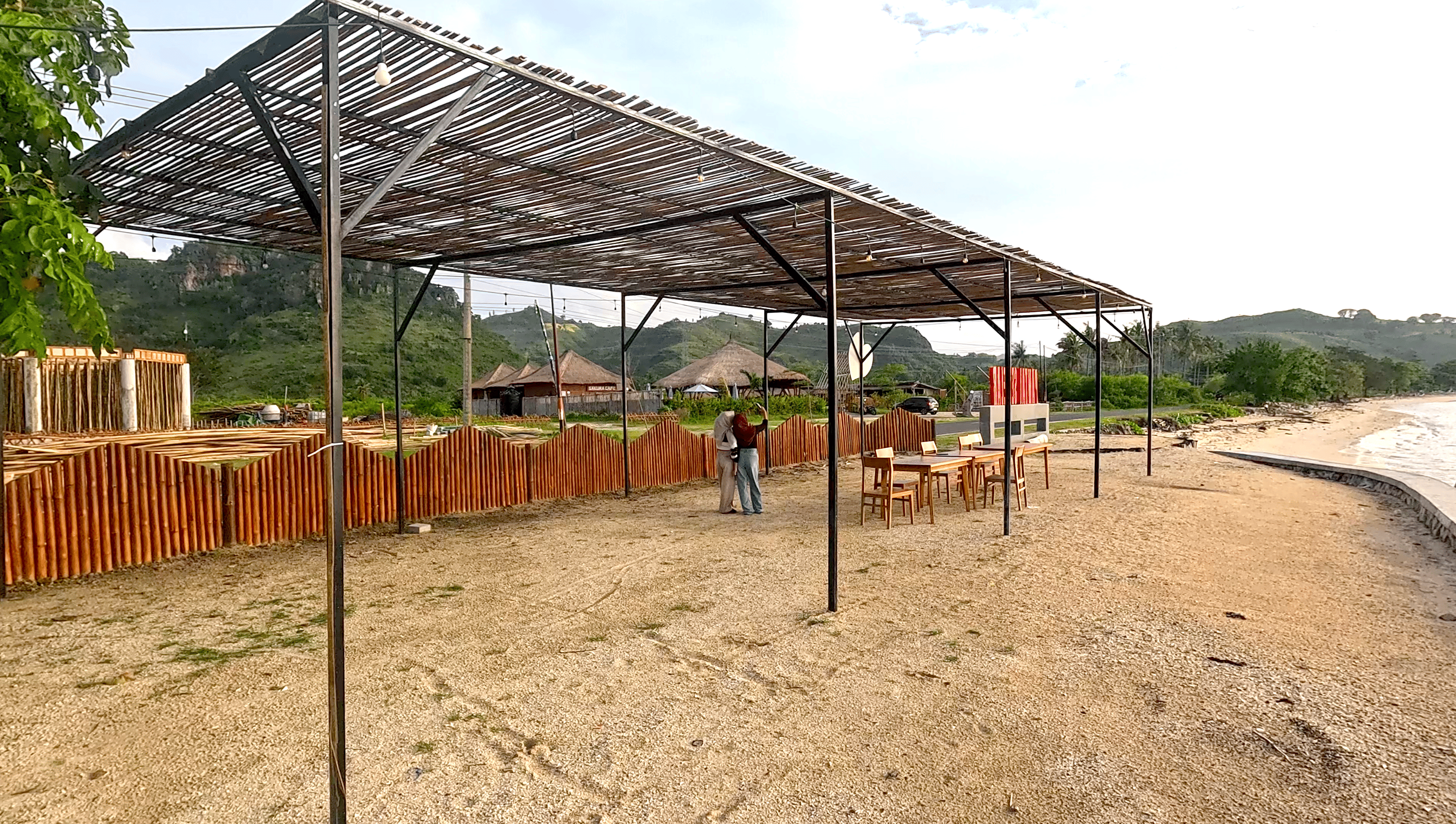 モニュメント付近(工事中)