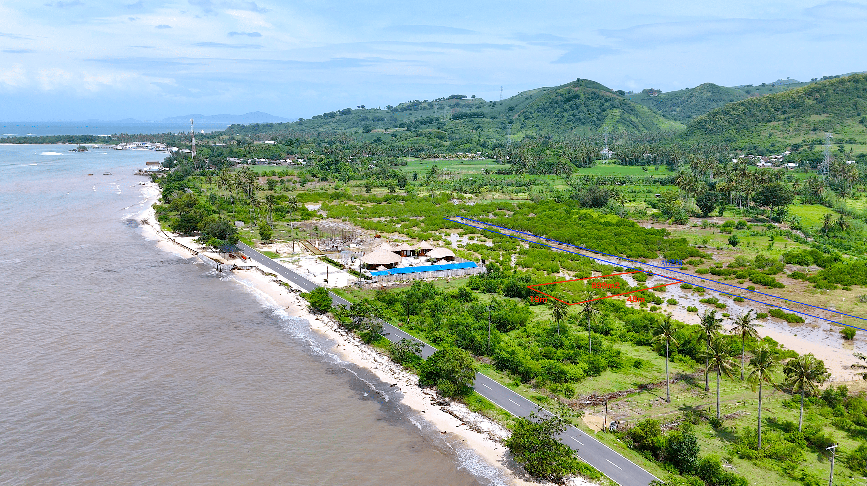 セメラルビーチすぐ近くの土地