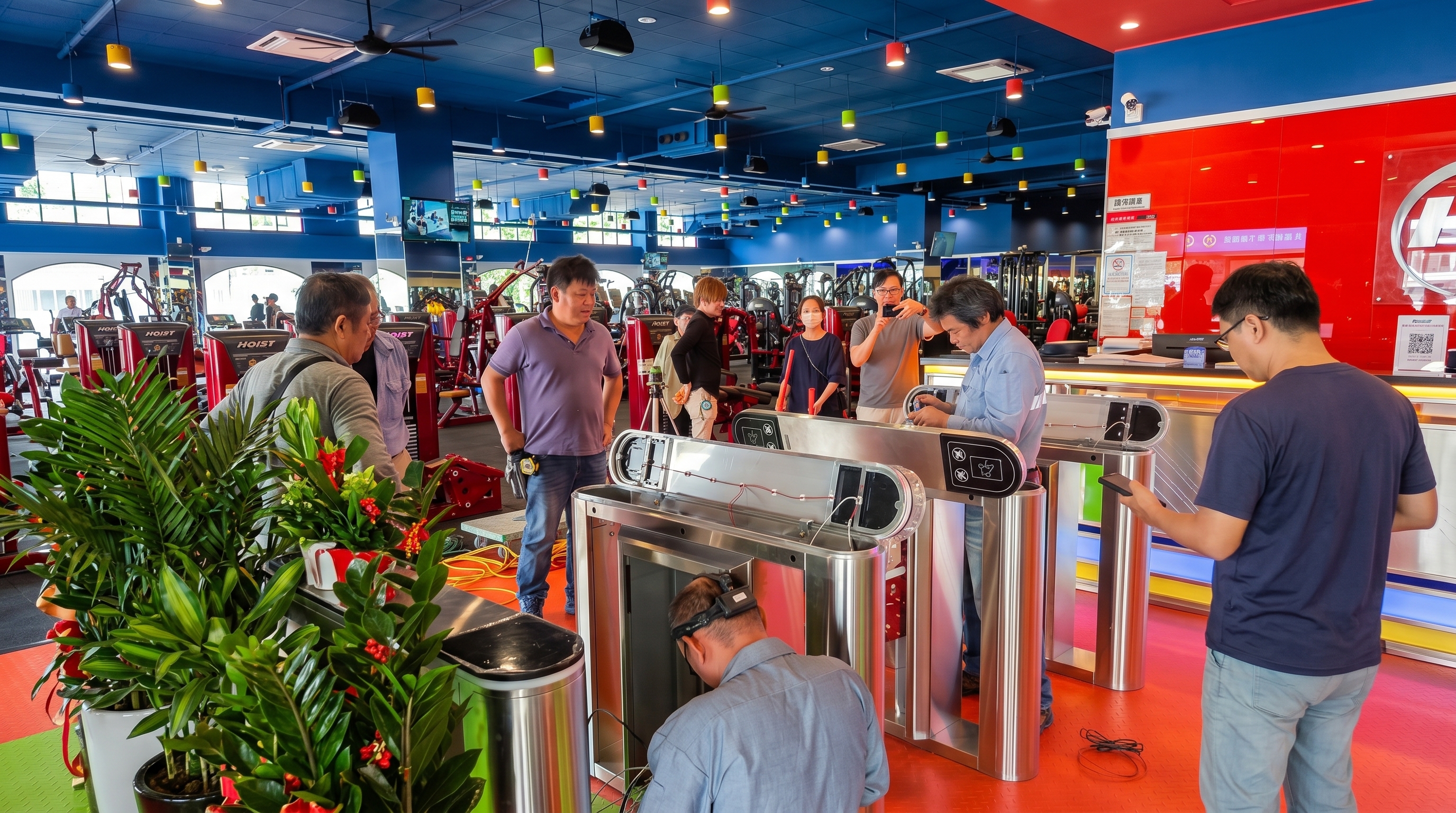 技術人員現場調試與設定