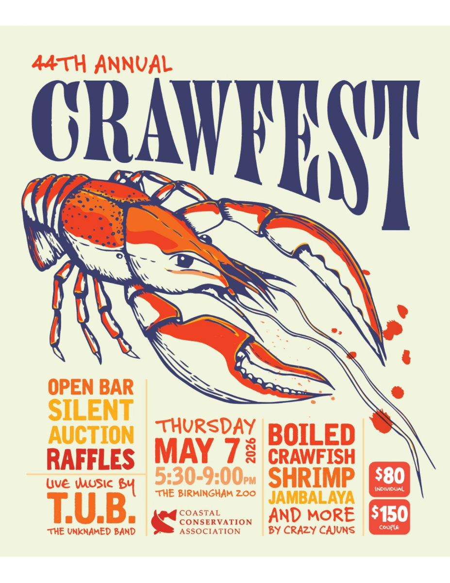 Crawfest 44th Annual Charity Fundraiser official poster