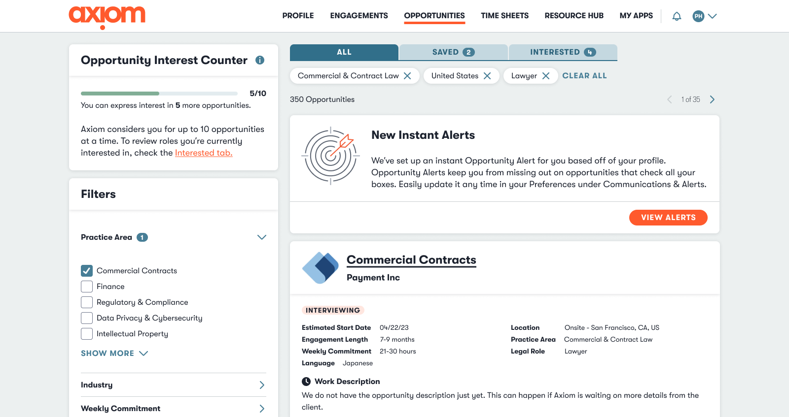 Limiting Expressions Of Interest