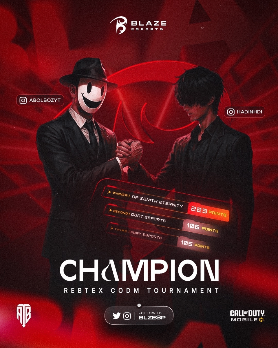 RBTX CODM Tournament Champions