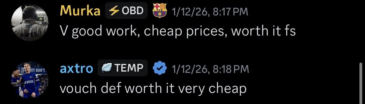 Vouch from Murka & axtro