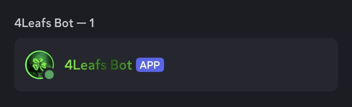 4Leafs Bot
