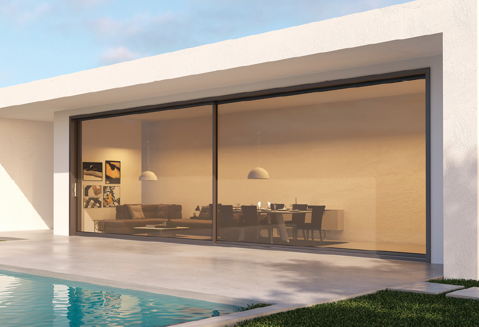 Two-Track Sliding Door System