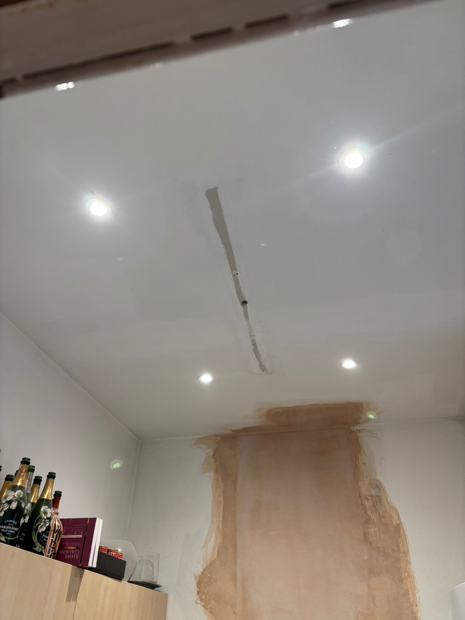 Downlights added in to replace strip light 2