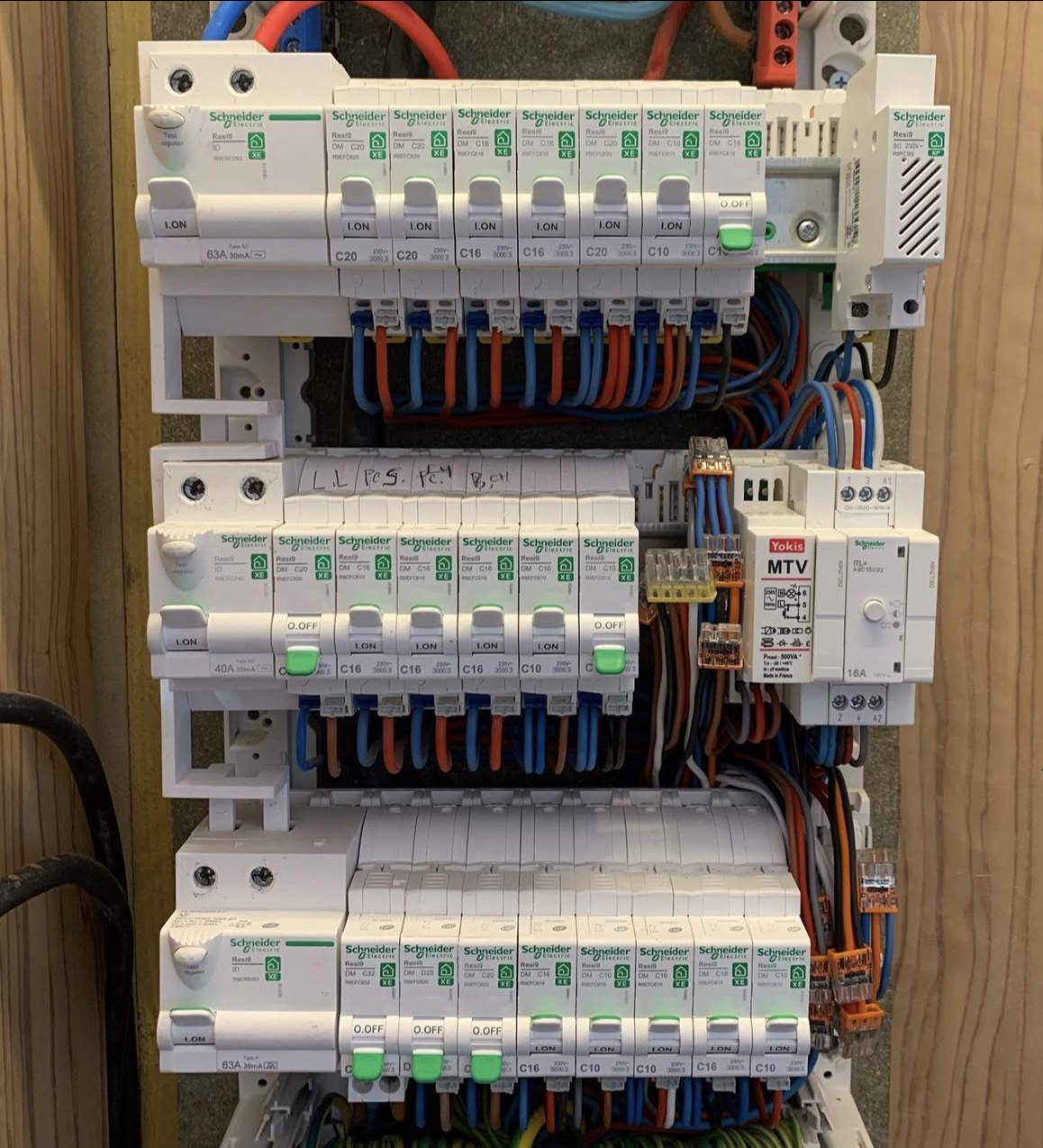 mise au norme NFC 15-100 du tableau électrique