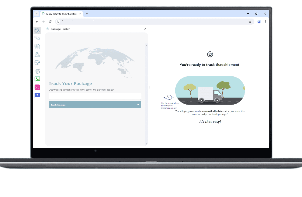 Package Tracker Browser Interface