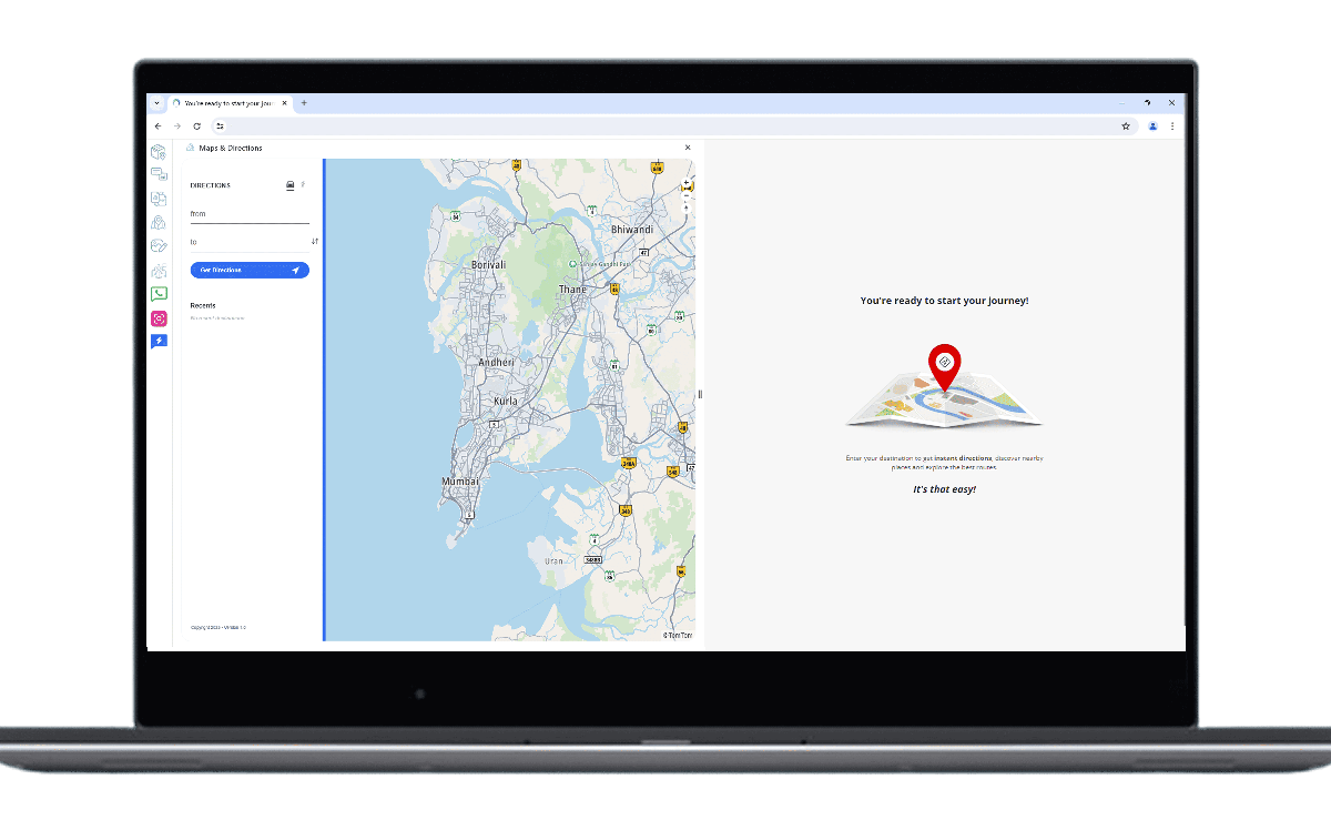 aiBrowser Quick Directions App