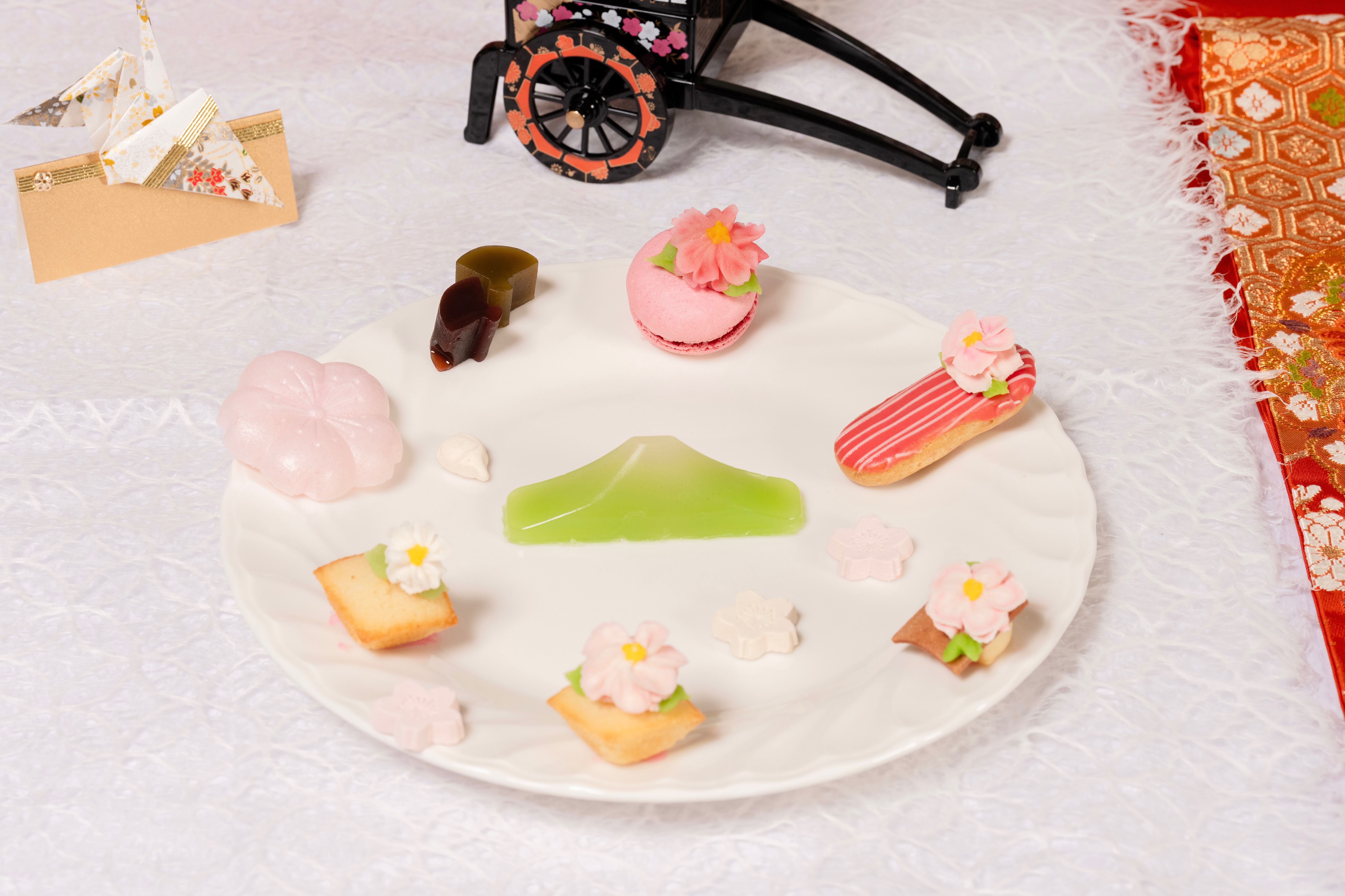 桜スイーツアート体験