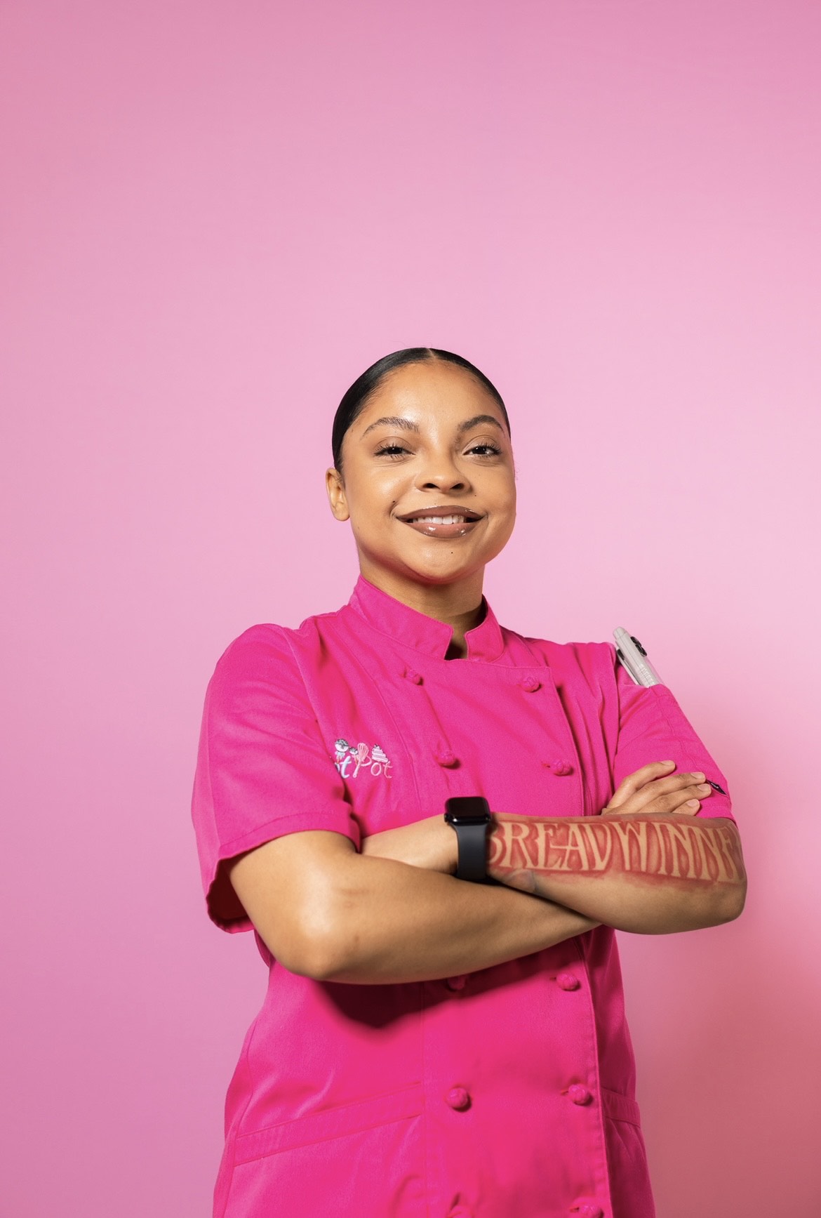 T'Aira Dickerson-Holder, professional baker and owner of T's Hot Pot LLC