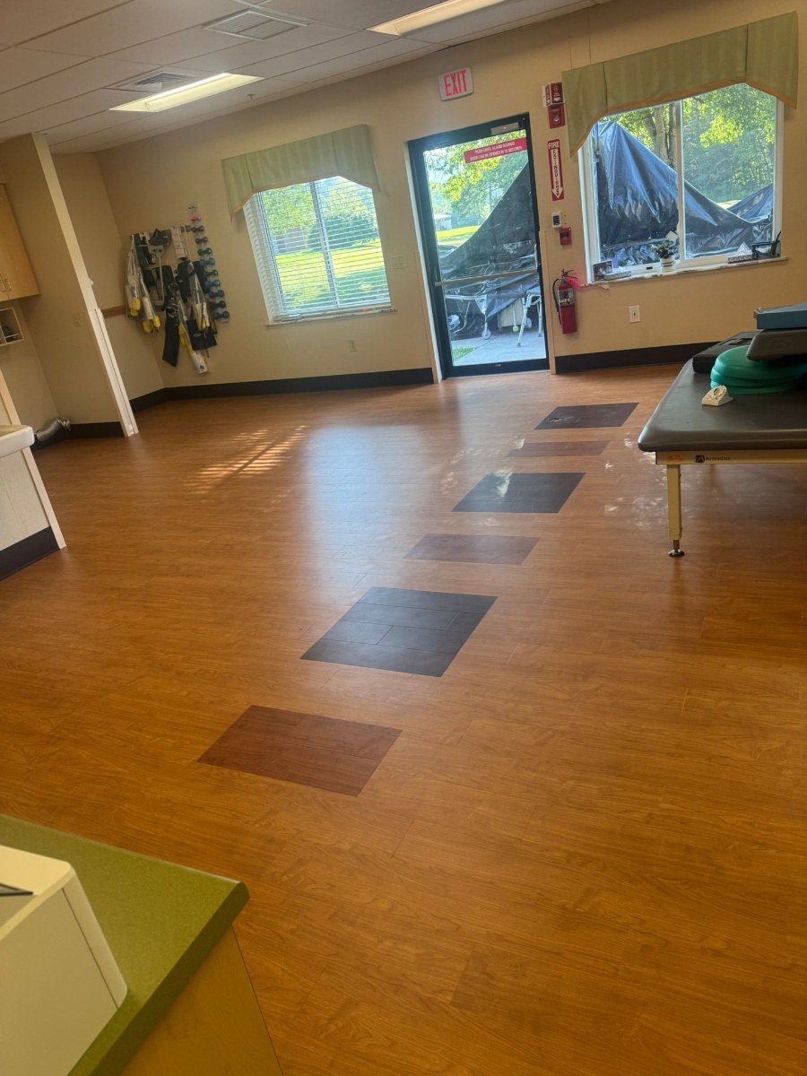 Vinyl Flooring — Rehabilitation Center