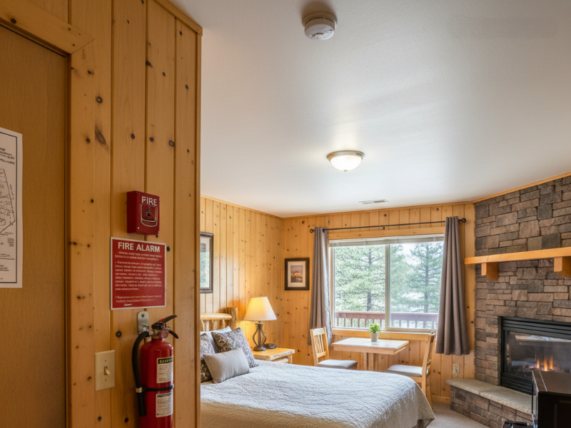 용산 펜션 소방공사 완성 사진