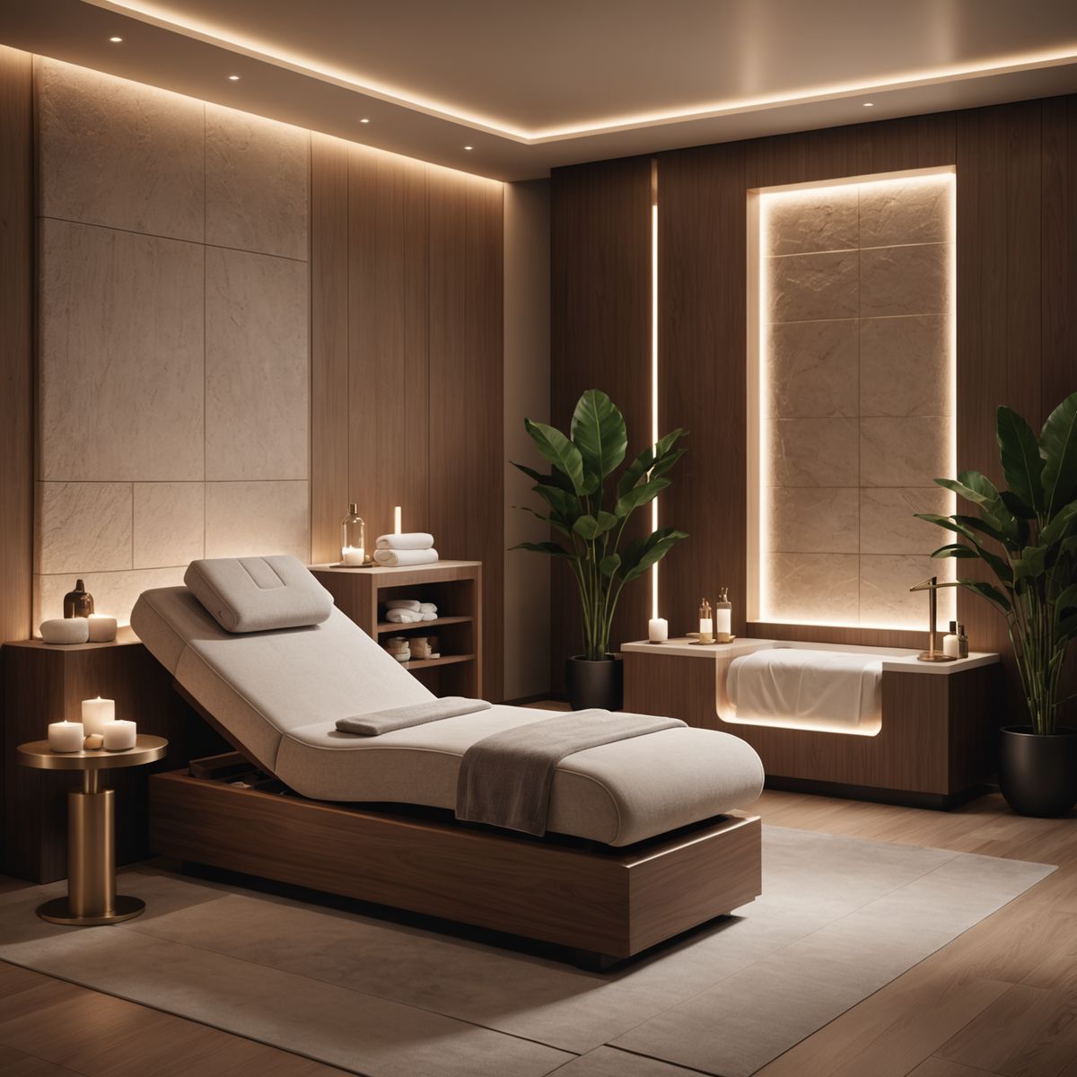 Luxury wellness atmosphere