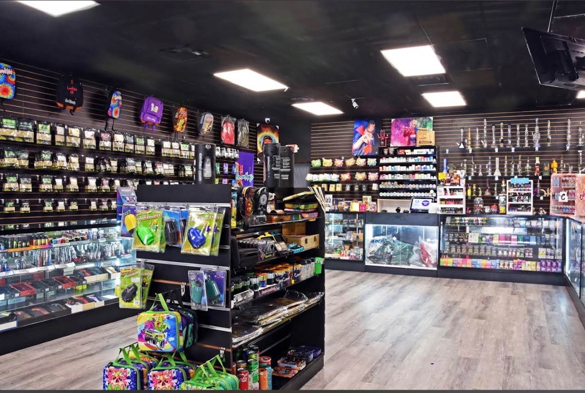 Inside Mayfield Tobacco Vape Treasure store