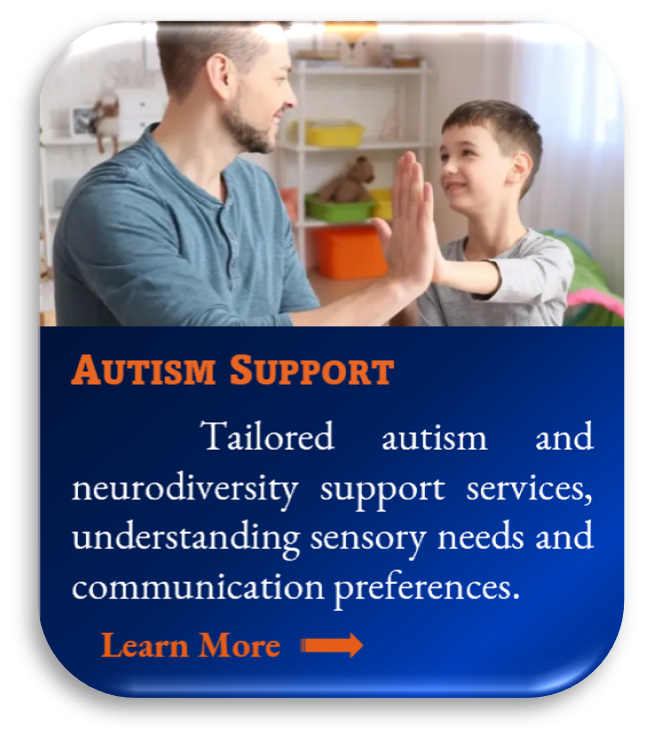 Autism Support — home care service in Sandwell & Dudley