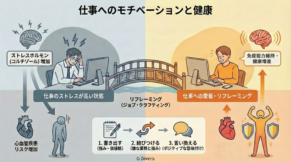 最新研究が示す:仕事への「モチベーション」が一生の健康を左右する
