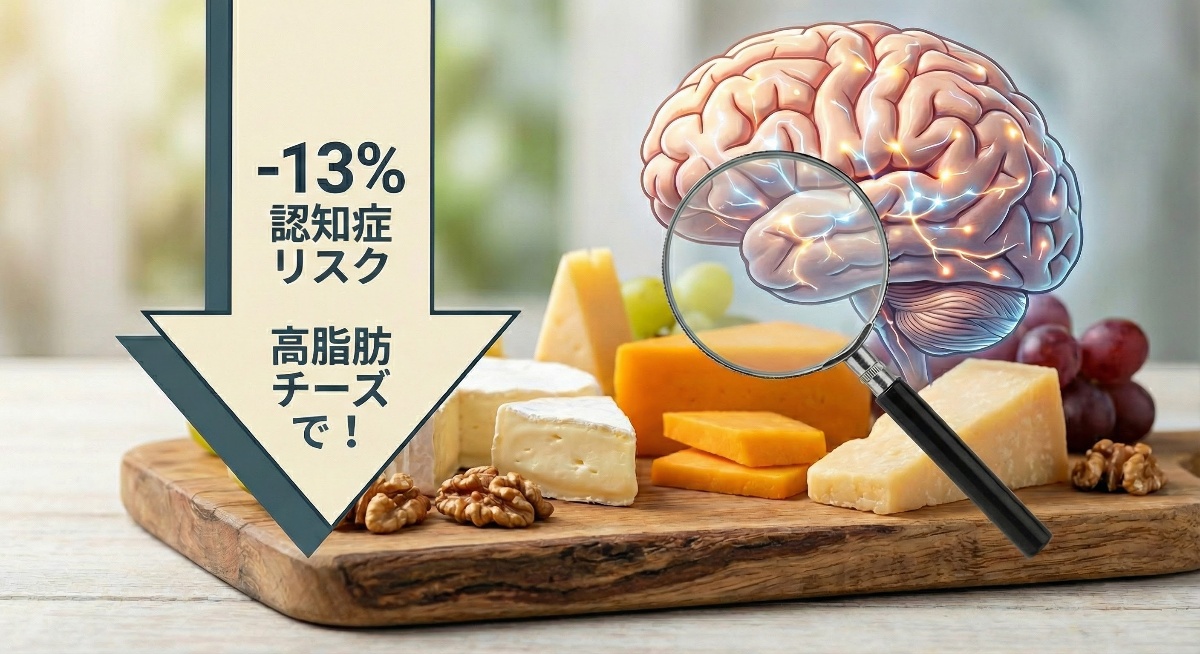 🧀 チーズが認知症予防に?最新研究が示す驚きの可能性