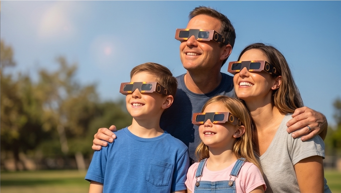 Comment observer une éclipse avec des enfants en toute sécurité