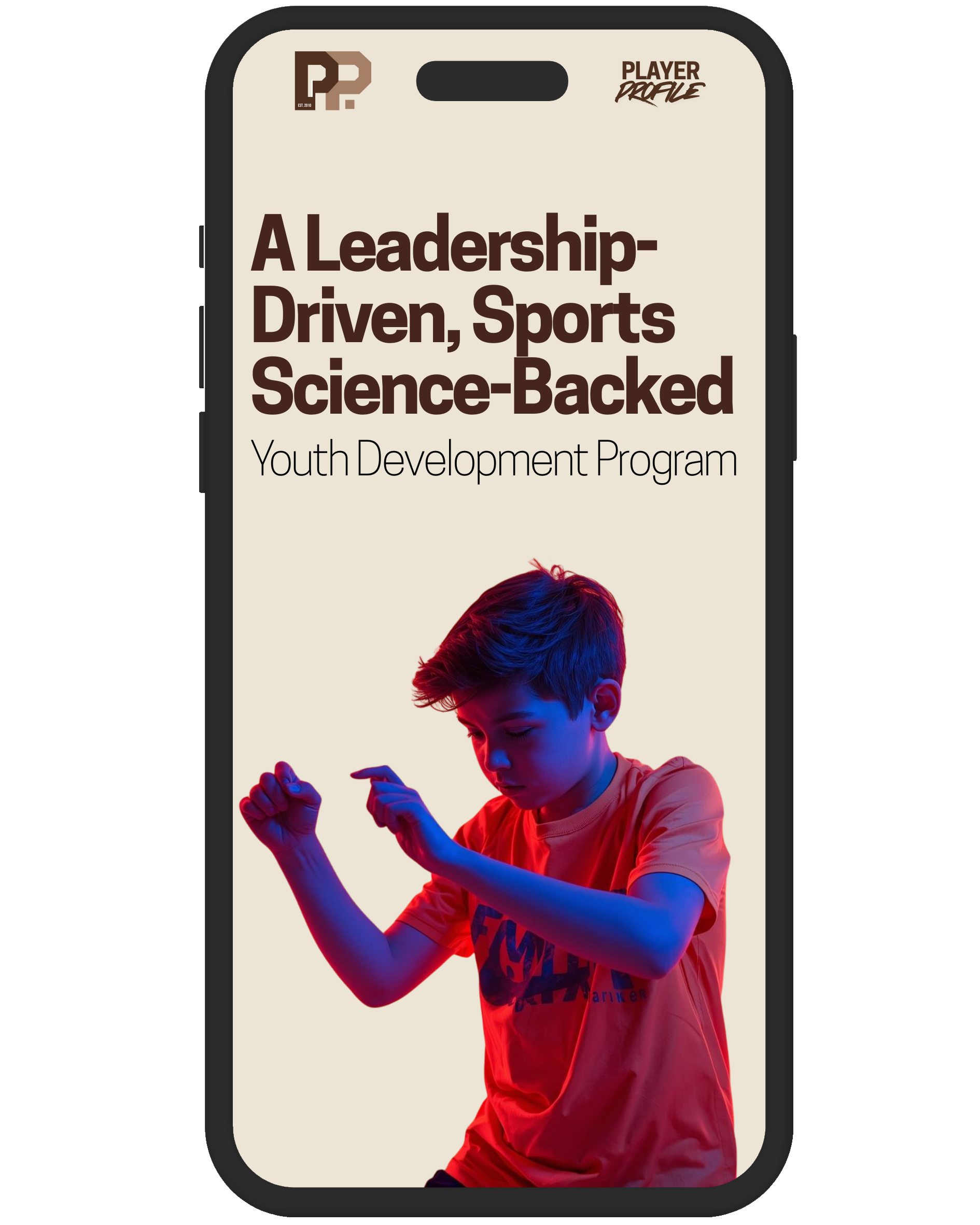 Coach guiding young player