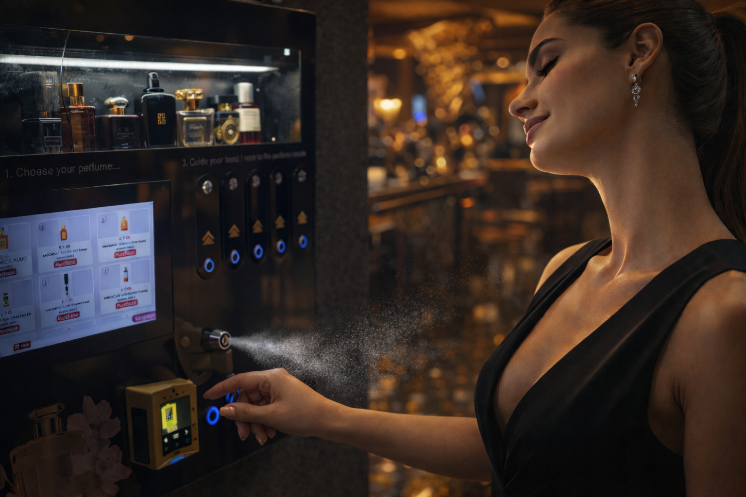 Perfume vending machine revenue analysis