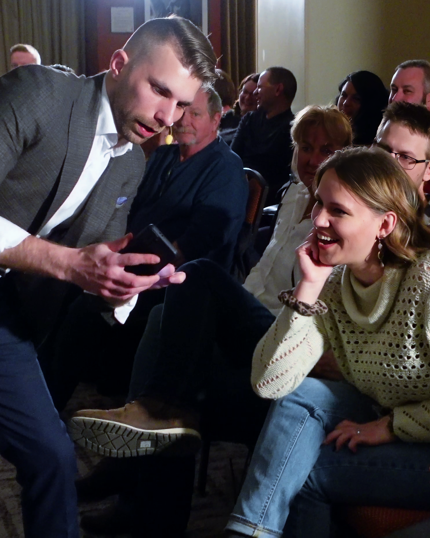 Luka in an intimate private setting