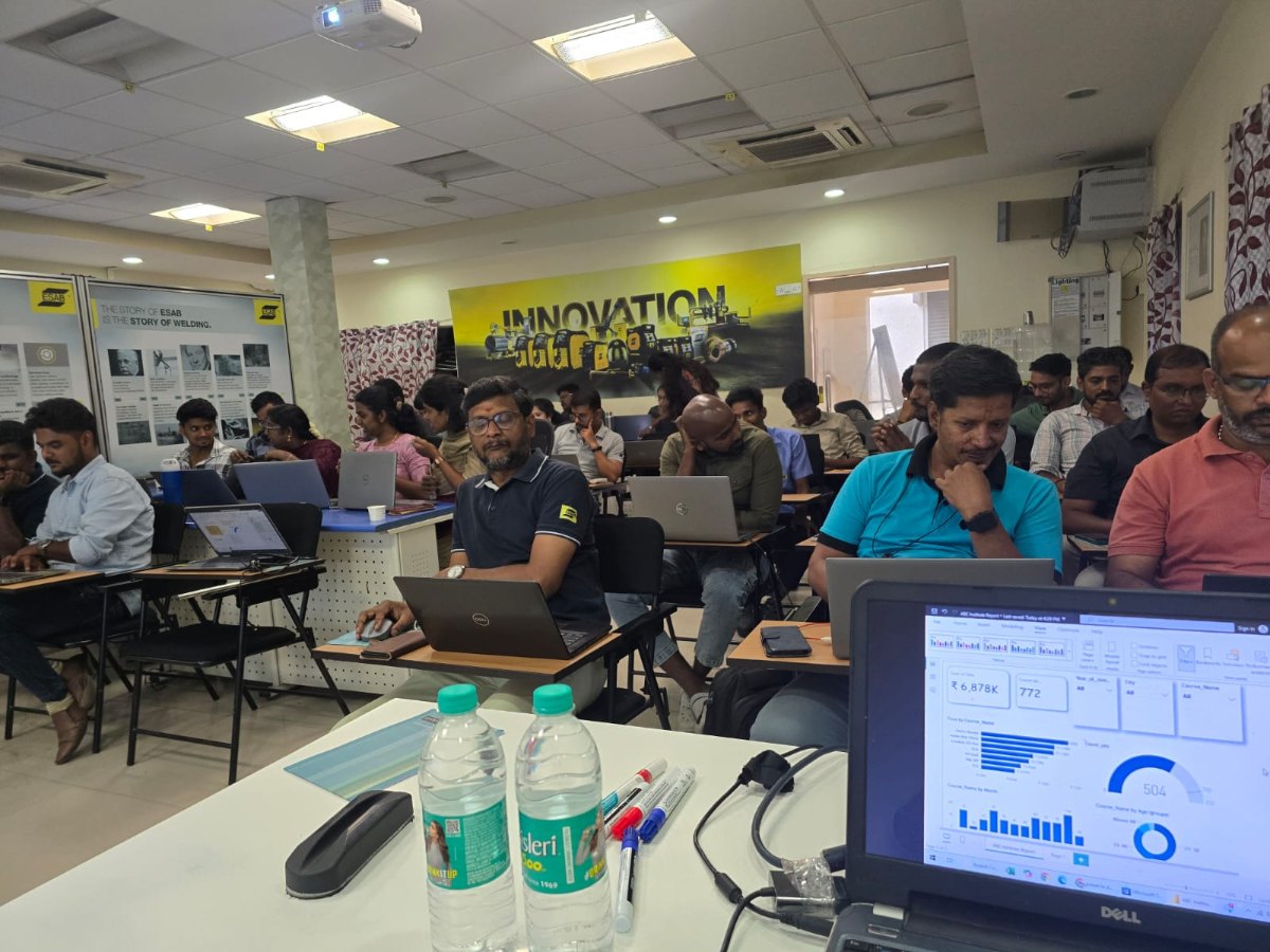 Corporate training at ESAB India