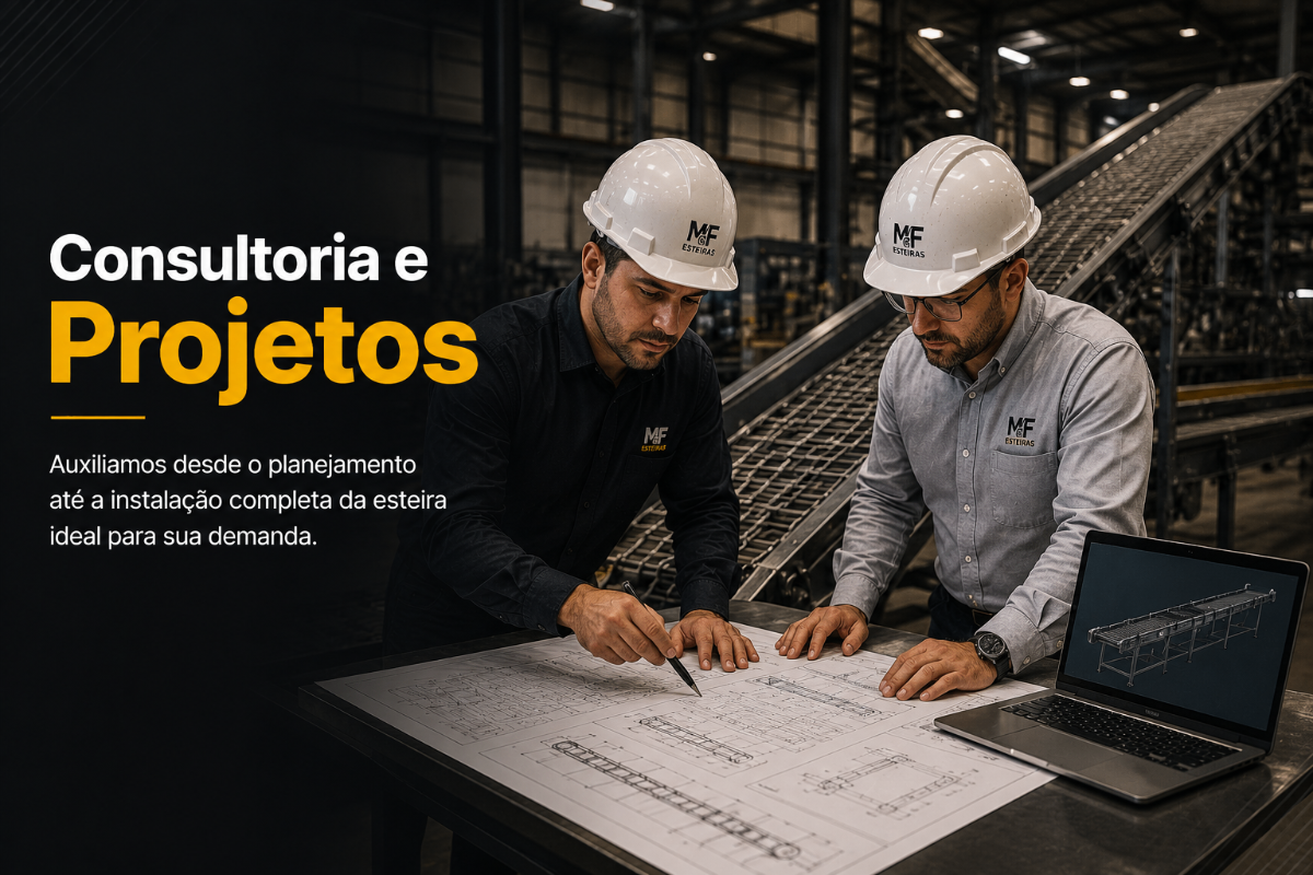 Consultoria e Projetos de Esteiras Transportadoras