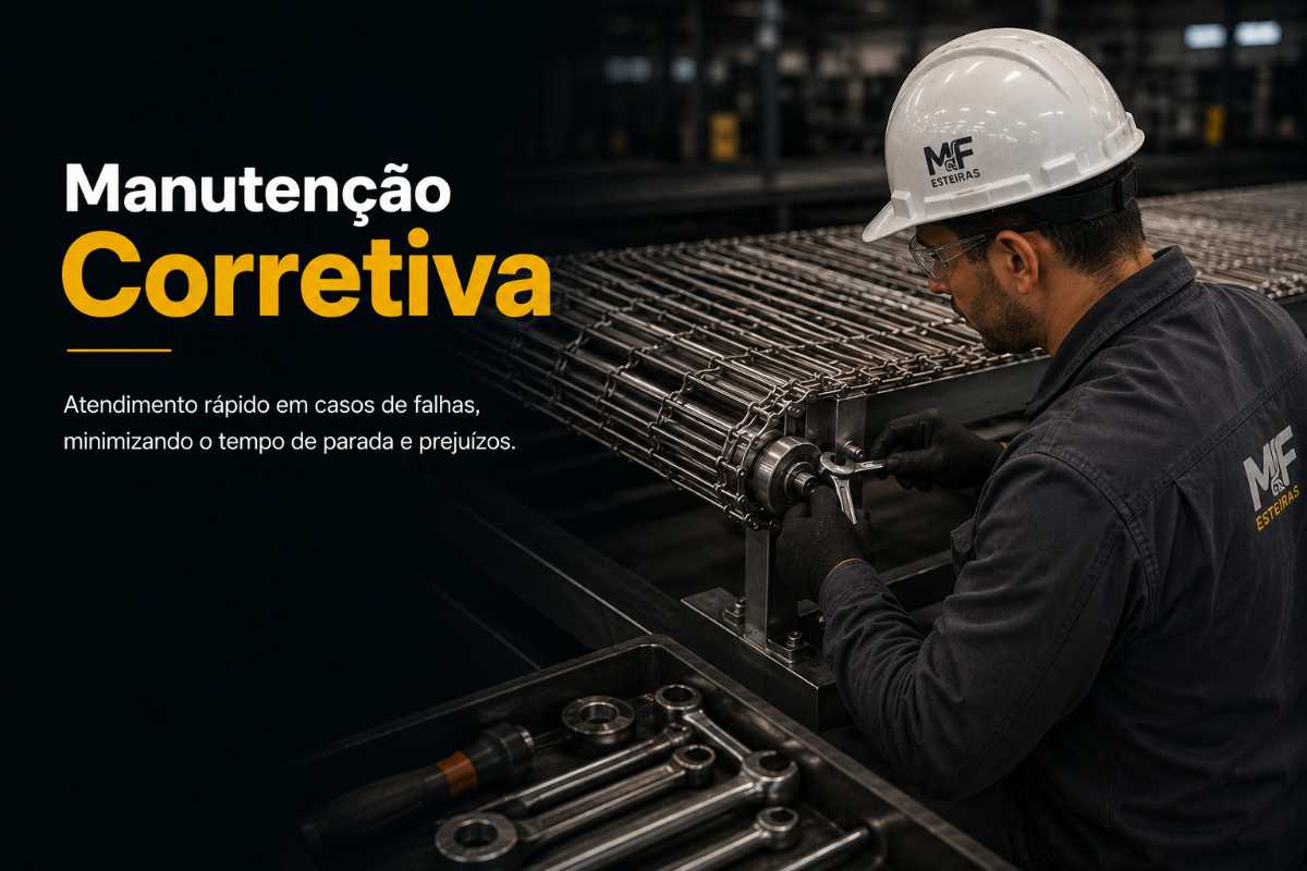 Manutenção Corretiva de Esteiras Transportadoras