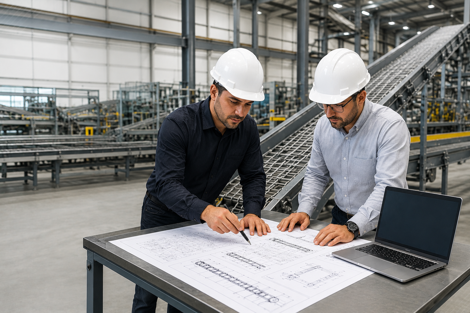 Serviços de Esteiras Transportadoras Industriais