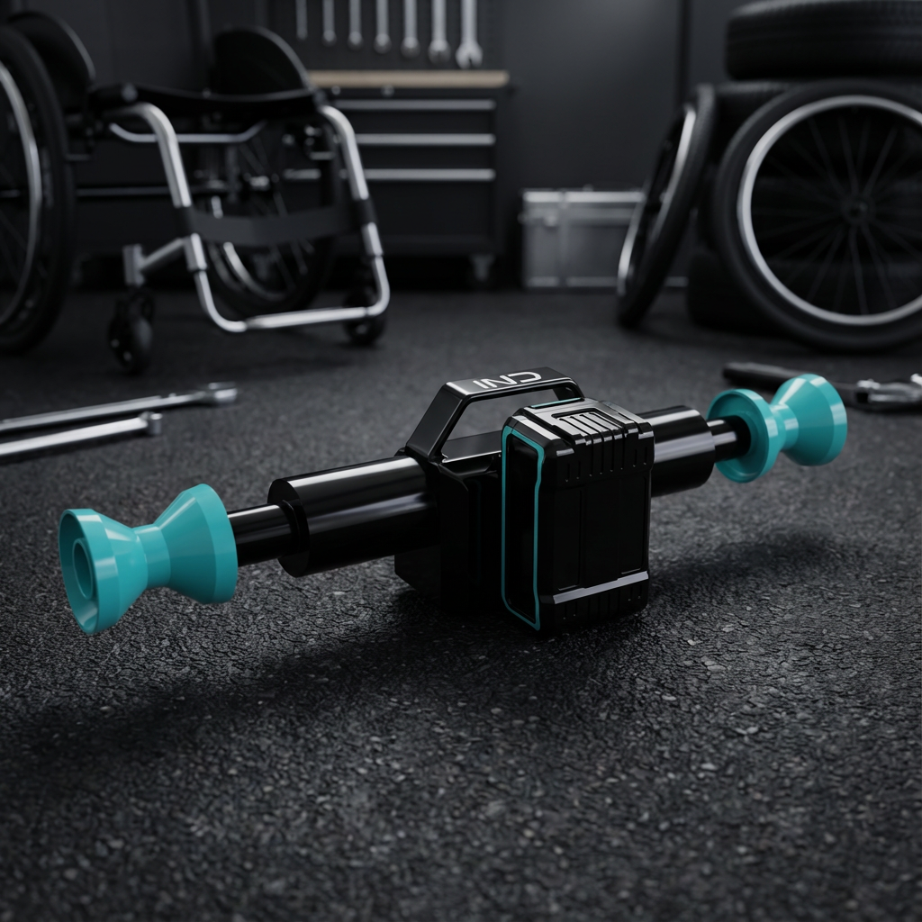 PowerTube system installed on wheelchair