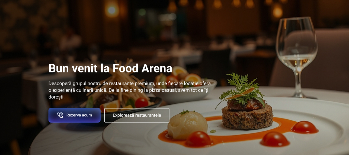 Arena Food - Framer Site