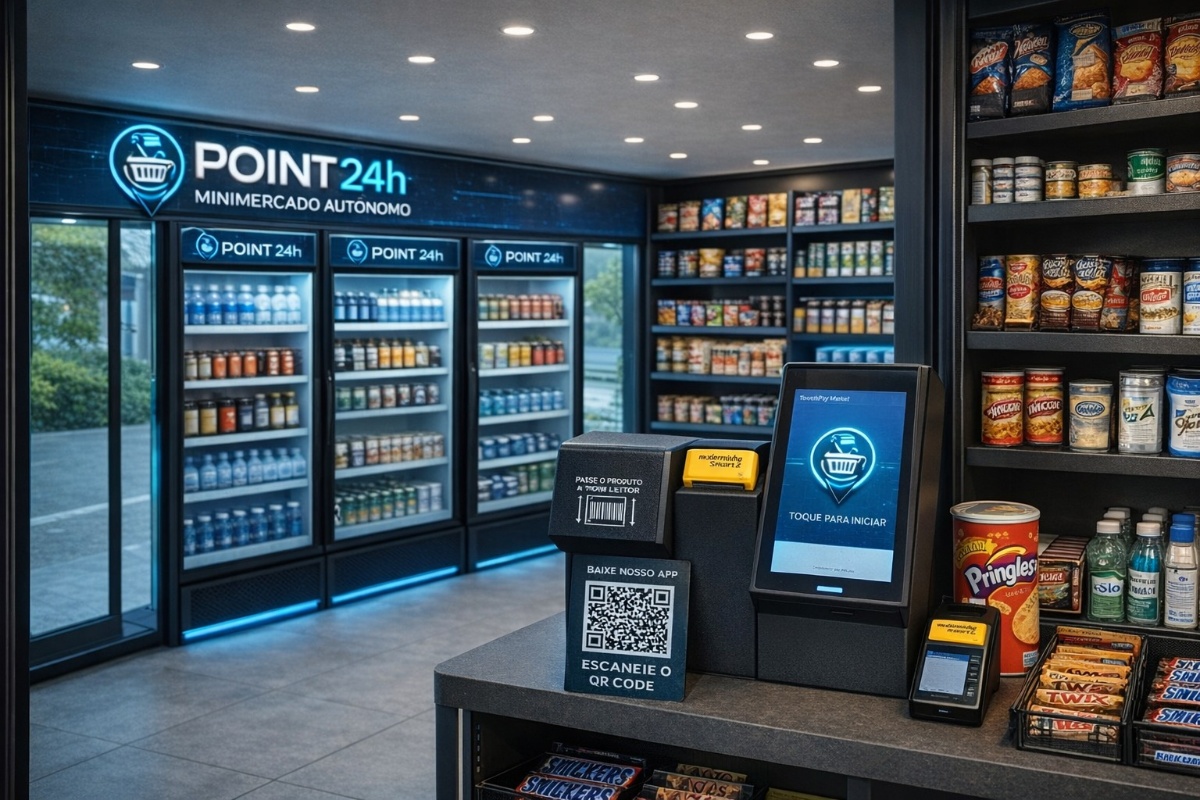 POINT24h minimercado autônomo conveniência POINT24h - Minimercado Autônomo 24 horas