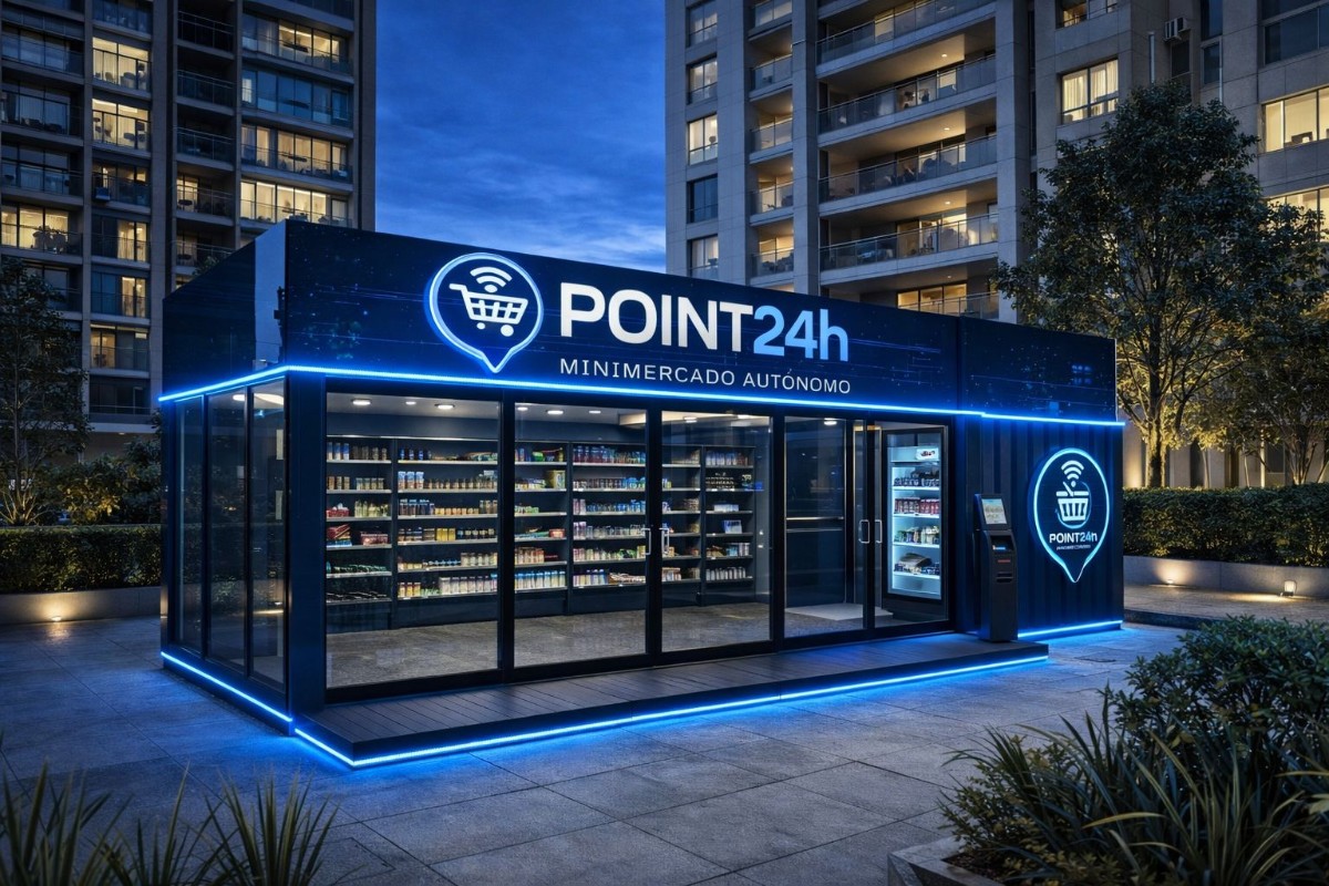 POINT CONTAINER POINT24h conveniência POINT CONTAINER - minimercado autônomo POINT24h