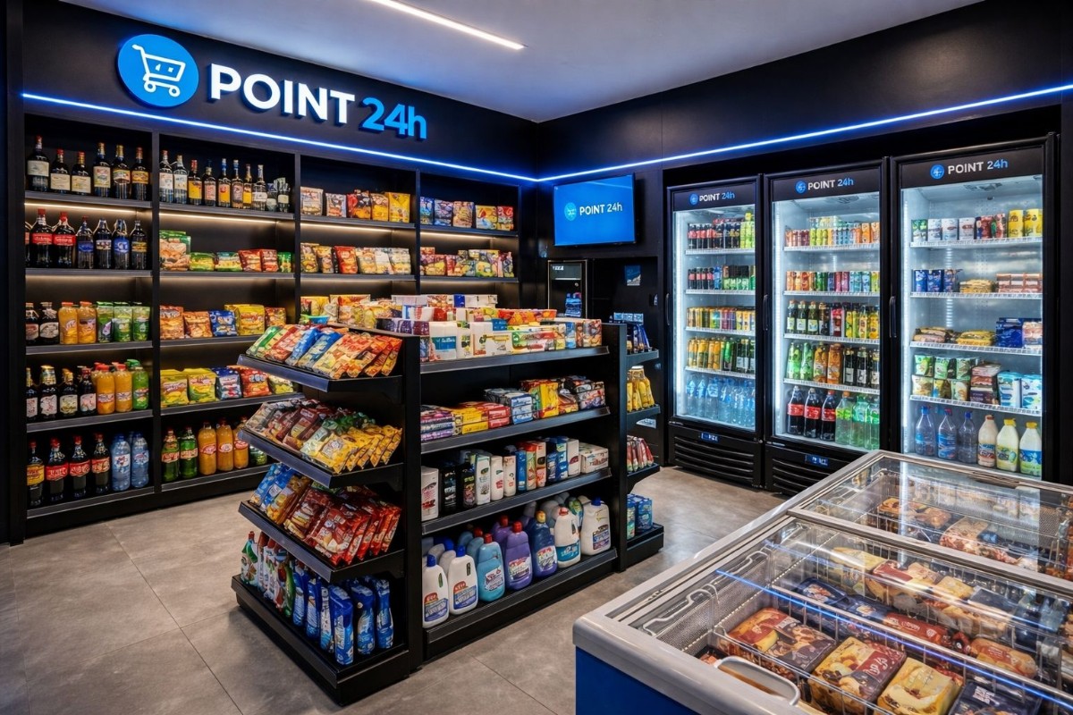 POINT PREMIUM POINT24h conveniência POINT PREMIUM - minimercado autônomo POINT24h
