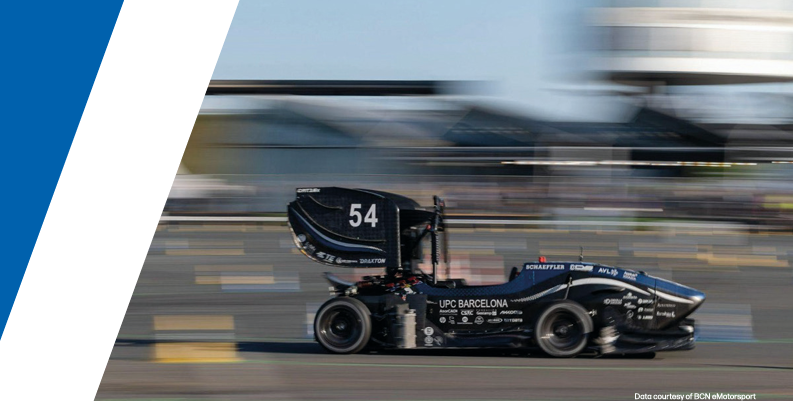 BCN eMotorsport, 포뮬러 스튜던트 레이싱카 — 40G 하중·UL94 V-0 동시 충족