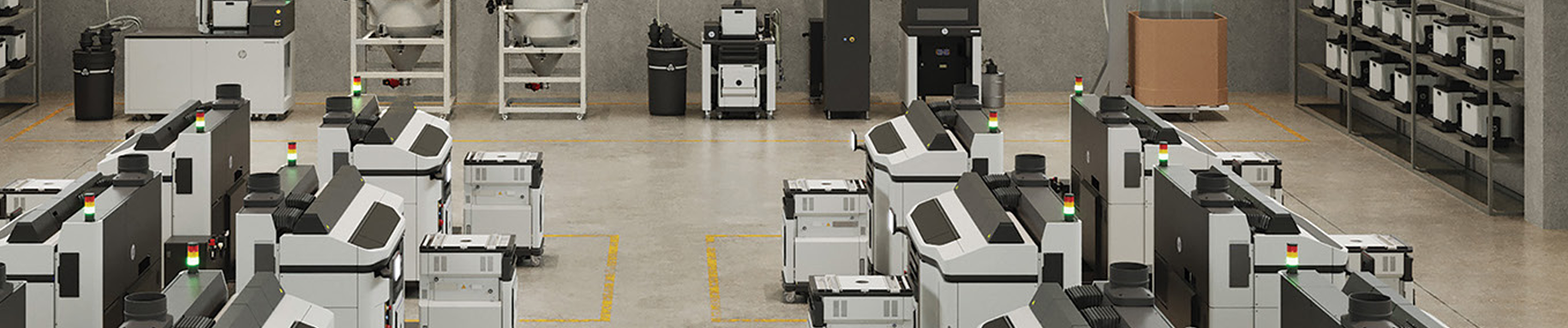 HP Jet Fusion 3D 분말 처리 자동화 솔루션