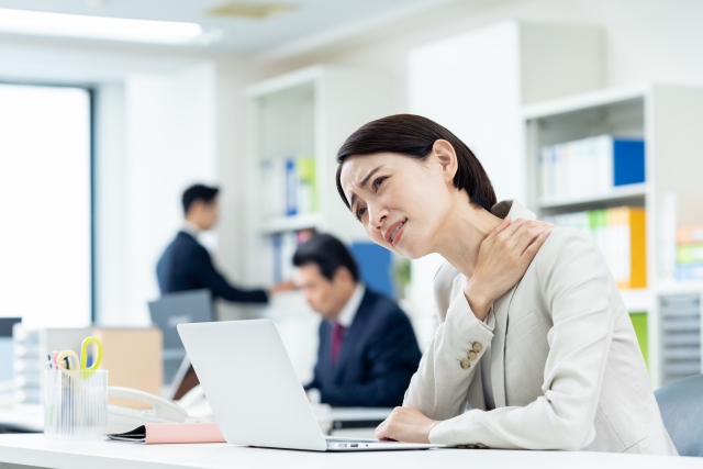 デスクワークで
お疲れの方